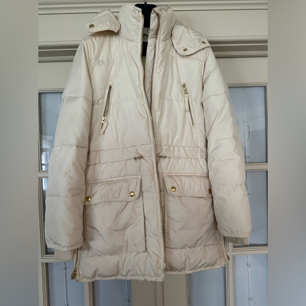 Jcrew Cream Winter Jacket